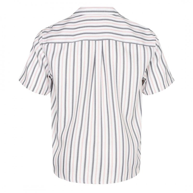 Camisa AKLEO Indian Teal rayas verticales