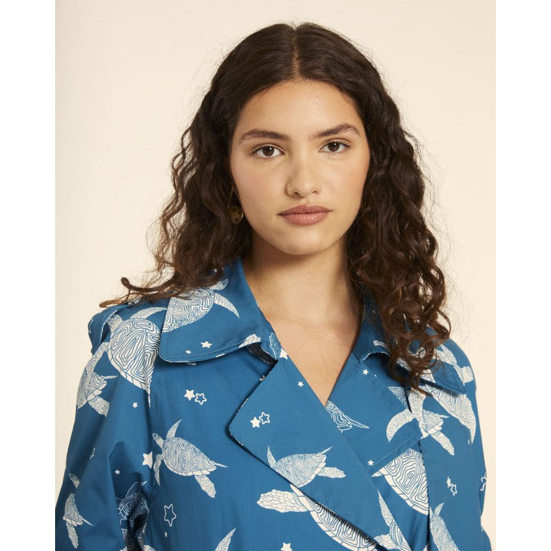 Trench corto tortugas