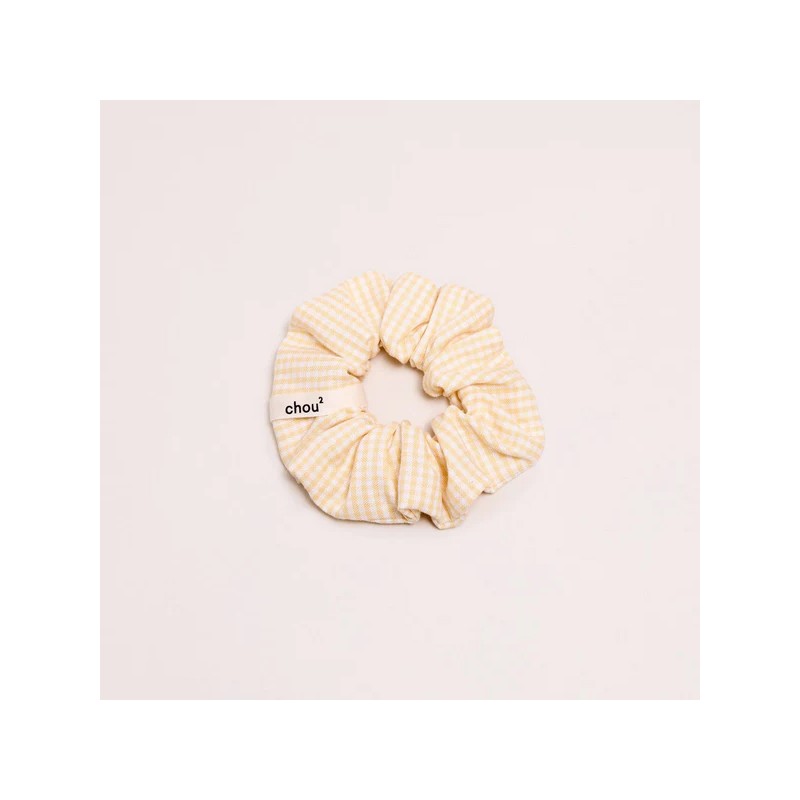 Coletero de cuadros vichy amarillos