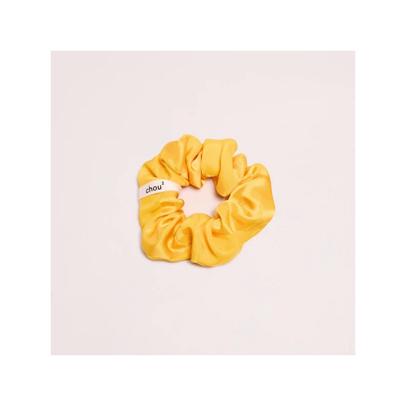 Coletero de satén amarillo