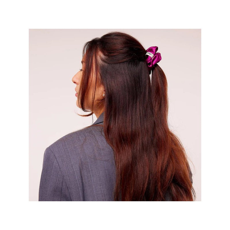 Coletero de satén morado