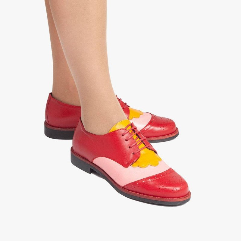 Francis rojo, rosa y mostaza