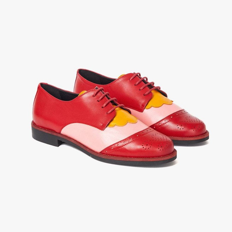 Francis rojo, rosa y mostaza