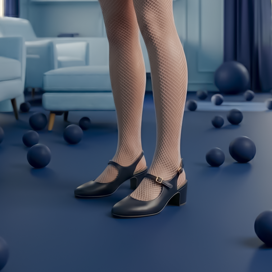 Navy ball gown