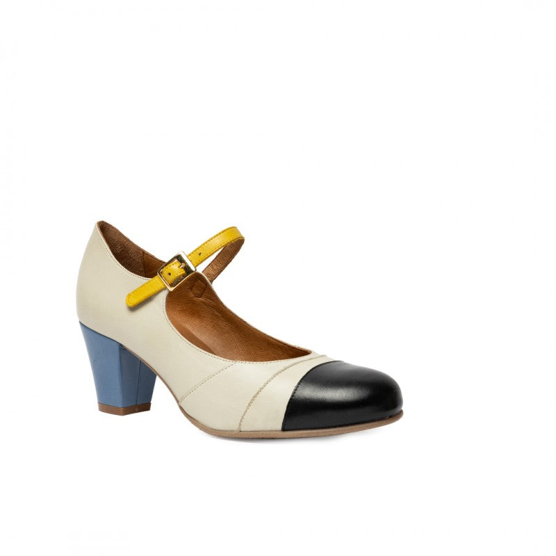 Linda amarillo negro y azul