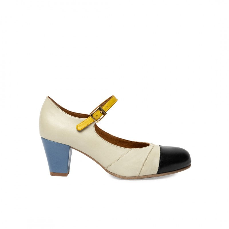 Linda amarillo negro y azul