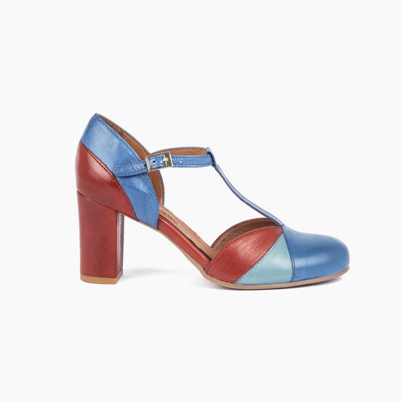 Magnolia azul y teja