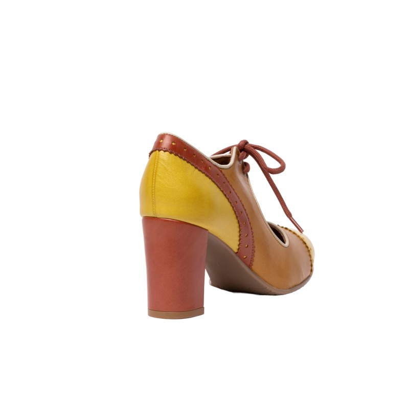 Margot marron y mostaza