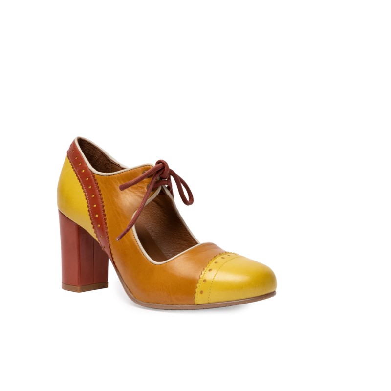 Margot marron y mostaza