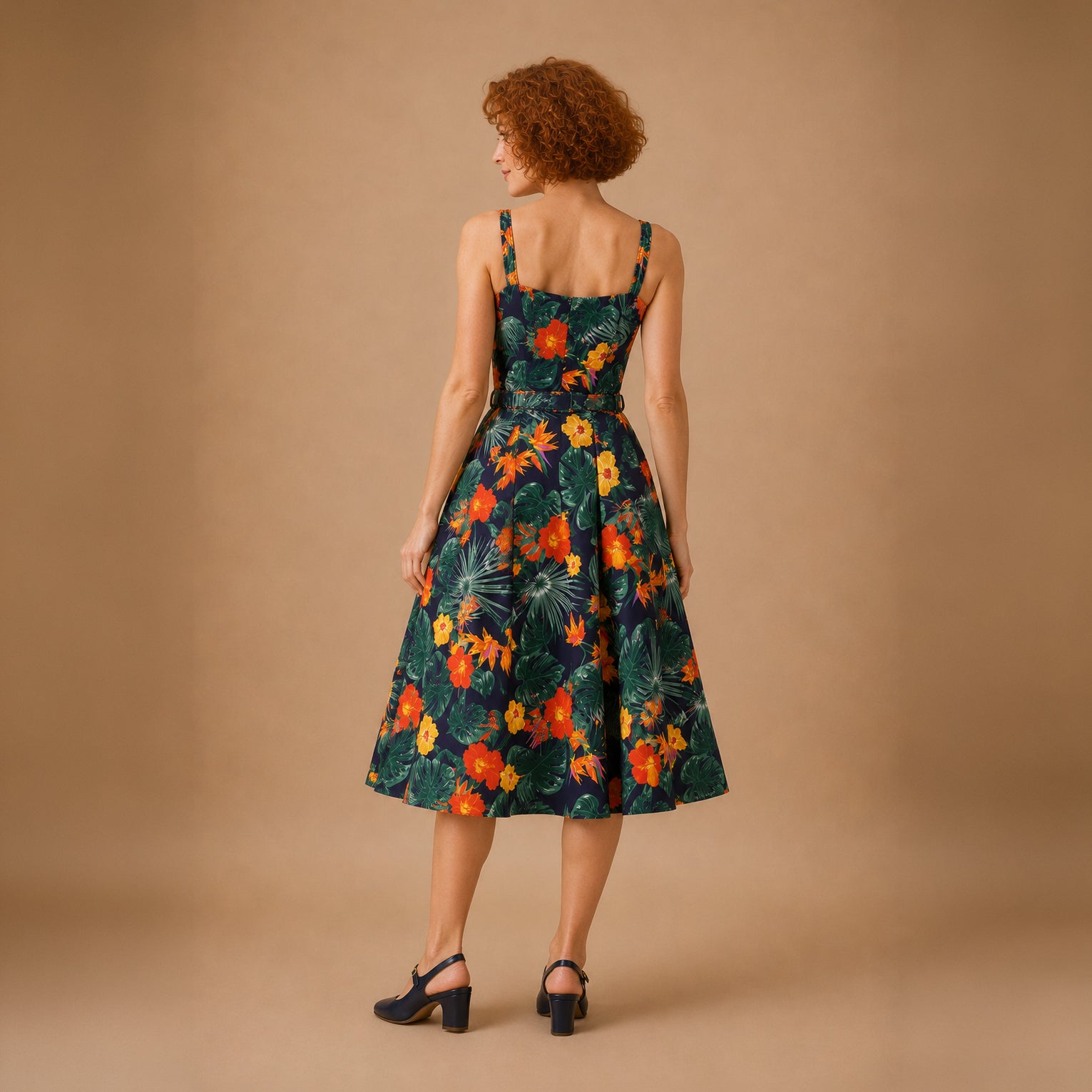 Morena Tropical Summer Swim Dress