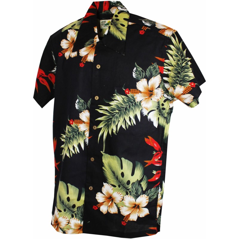 Camisa Hawaiana San Blas Black