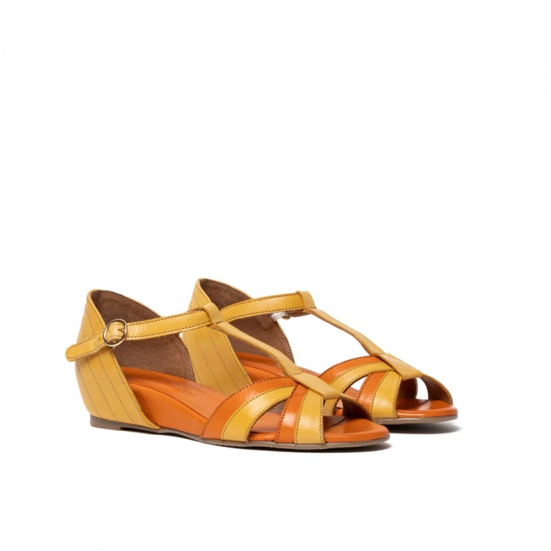 Lucy mostaza y naranja