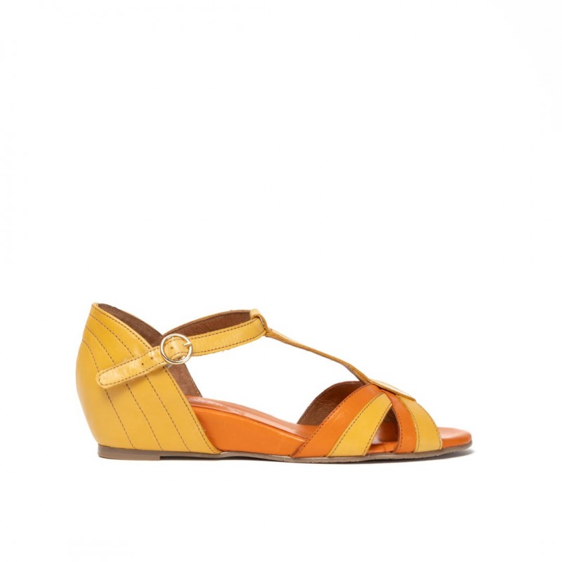 Lucy mostaza y naranja