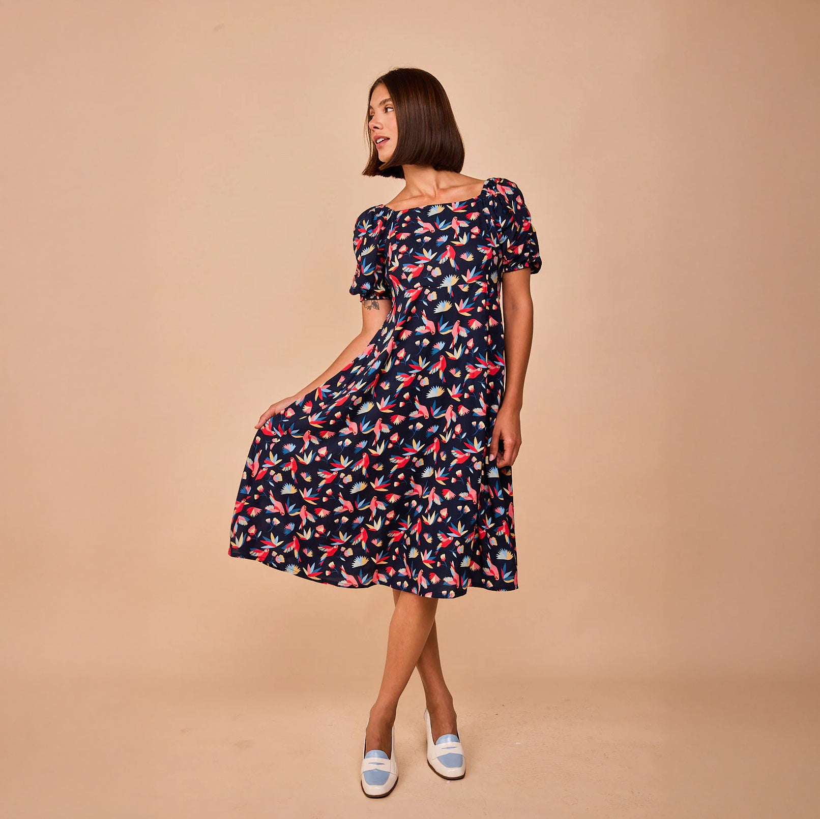 Vestido Berros Pájaros