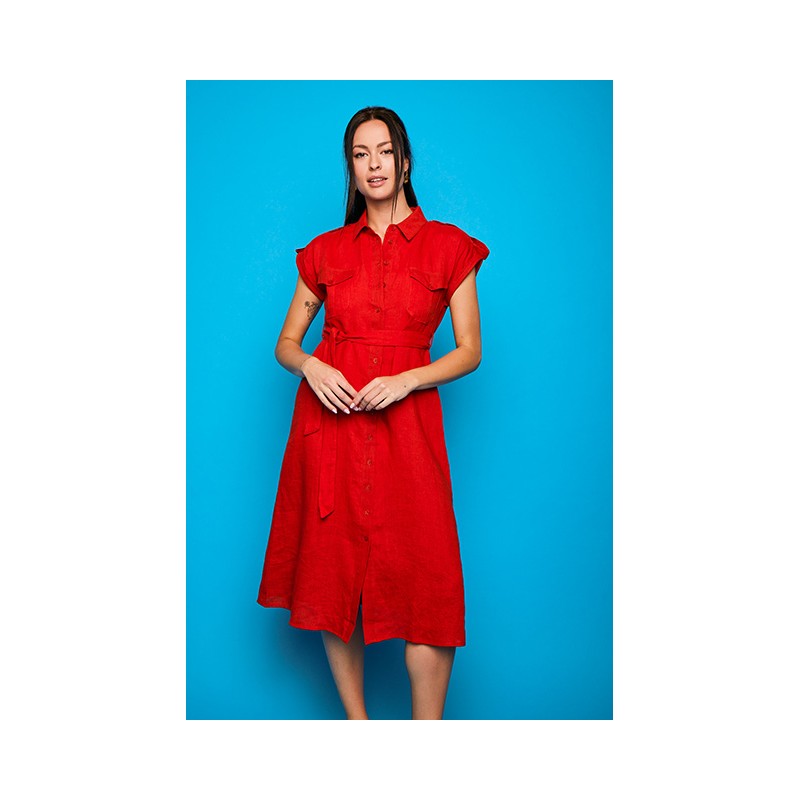 Vestido largo Ronda25 rojo