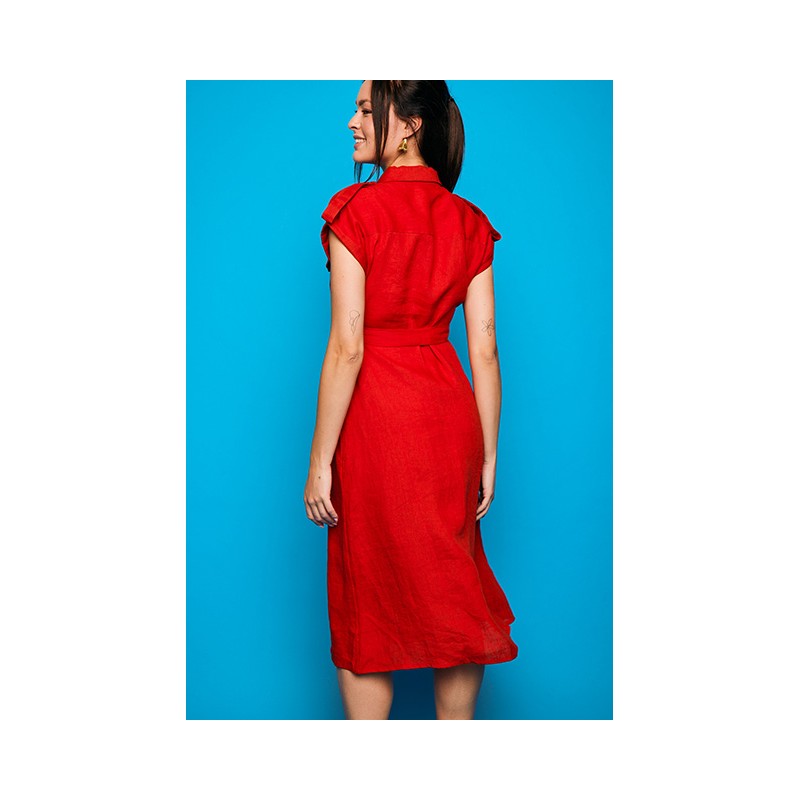 Vestido largo Ronda25 rojo