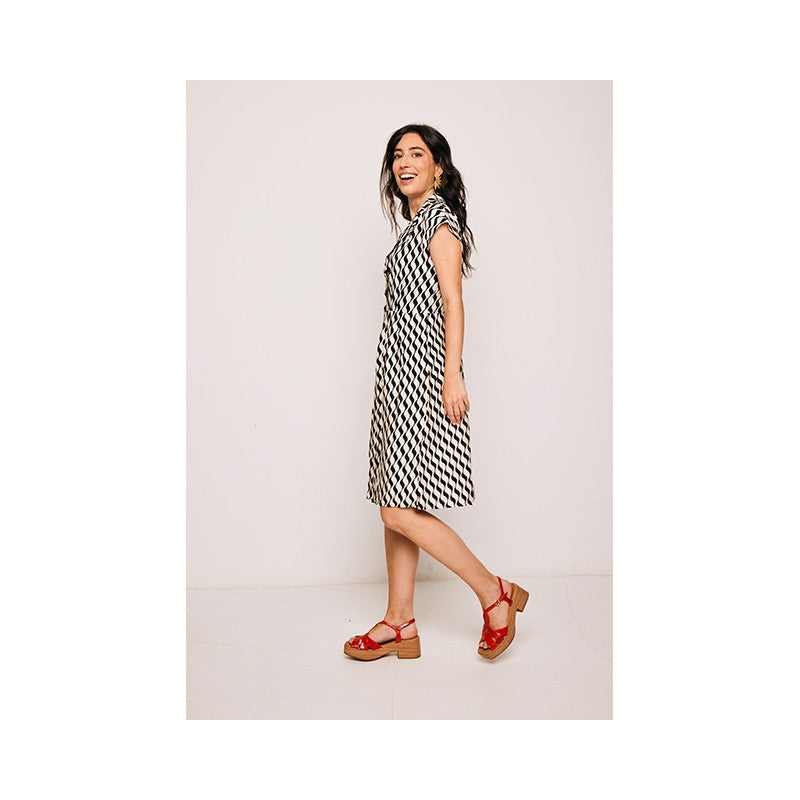 Vestido corto Mundaka cinta negra