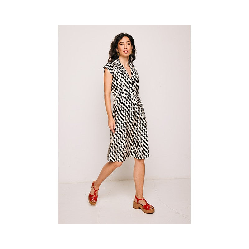 Vestido corto Mundaka cinta negra