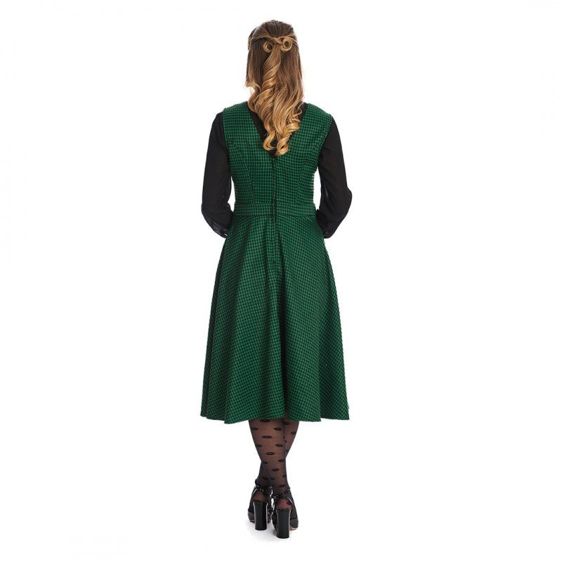 Vestido Feliz Hounstooth