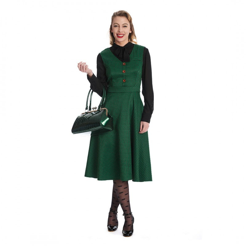 Vestido Feliz Hounstooth