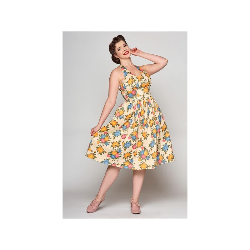 Vestido Jardin de Rosas Miel