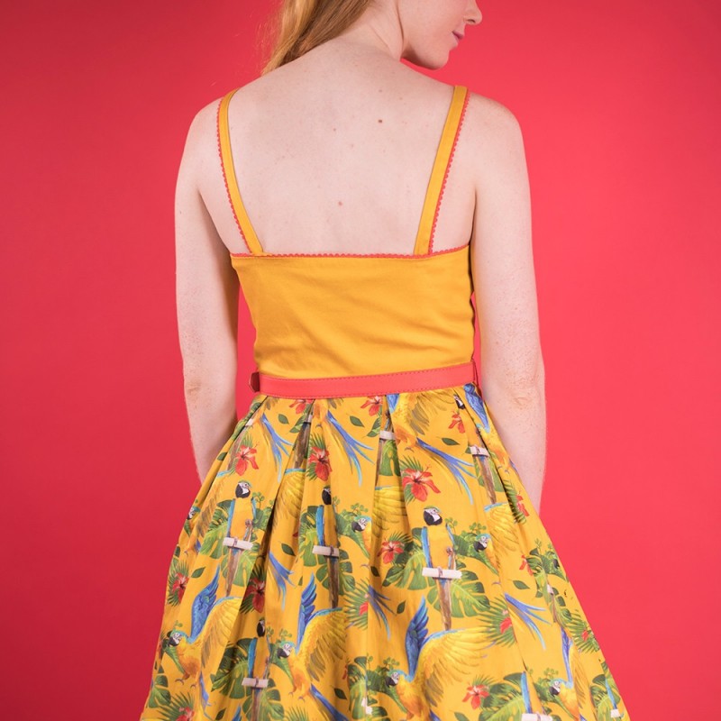 Vestido Carmen Tropical hue