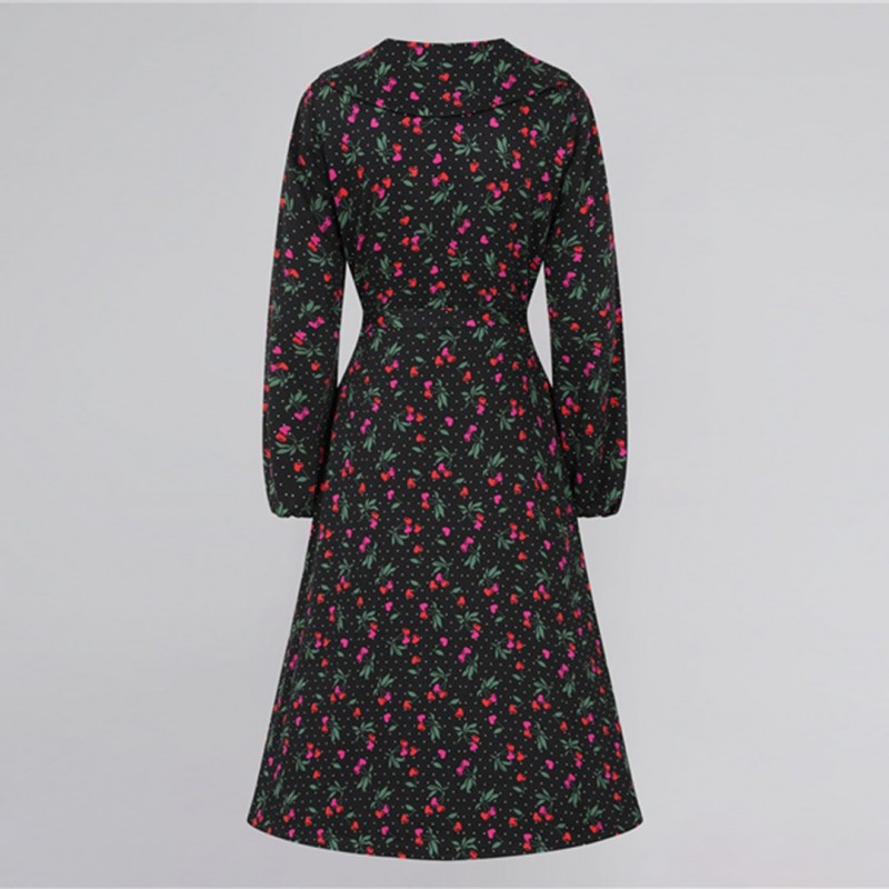 Vestido Yui Sweetheart Cherry