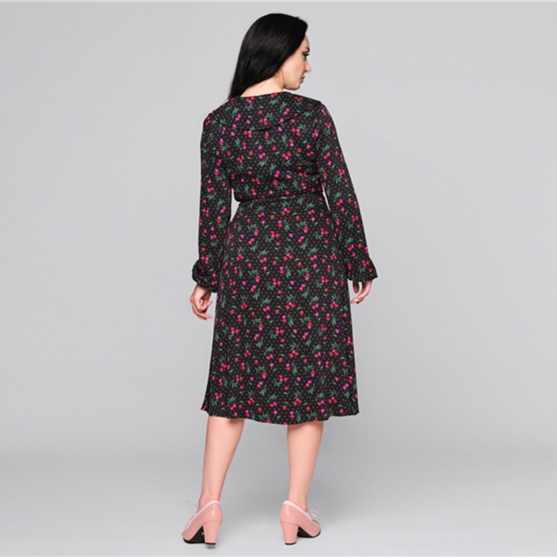 Vestido Yui Sweetheart Cherry