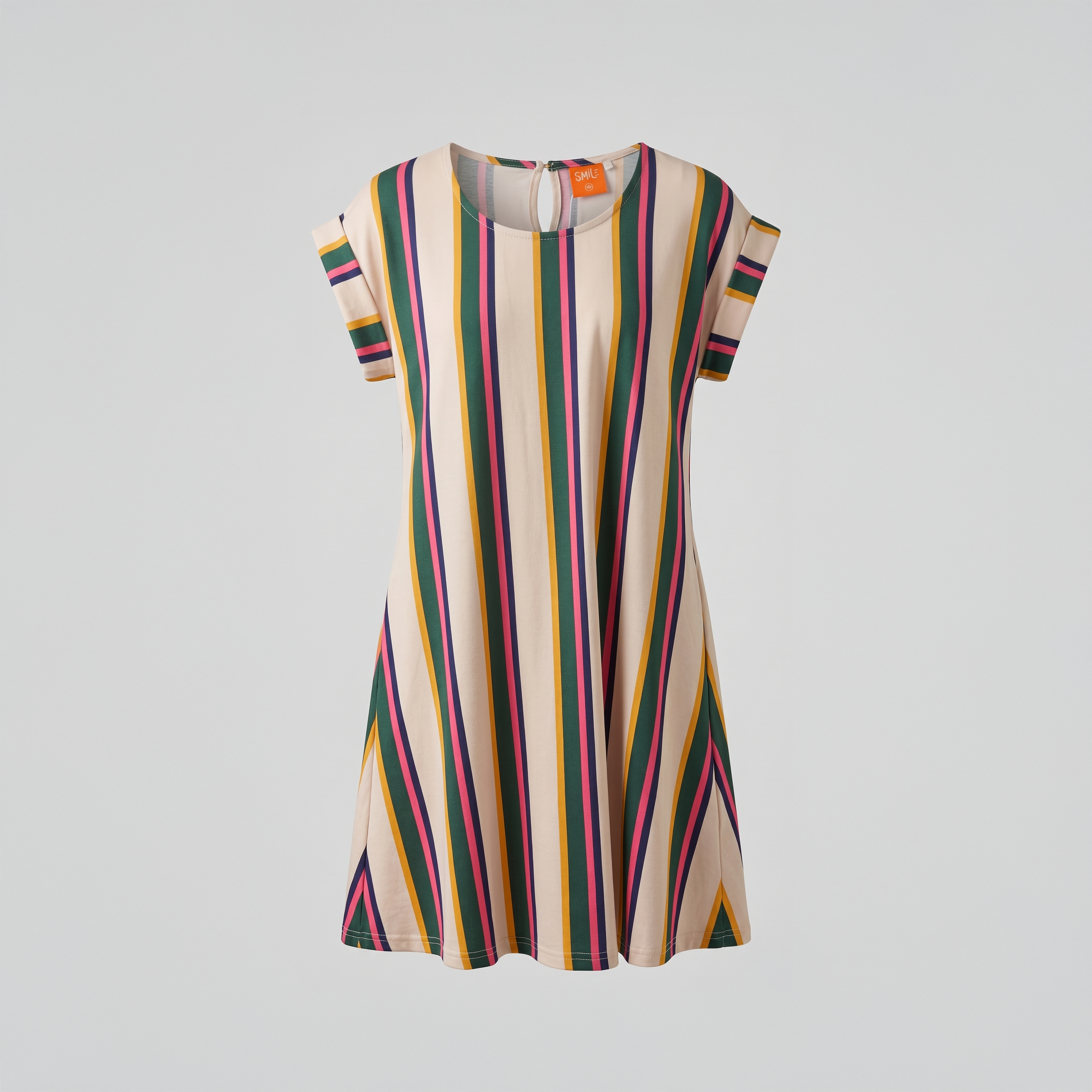 Vestido Corto Luanco Rayas