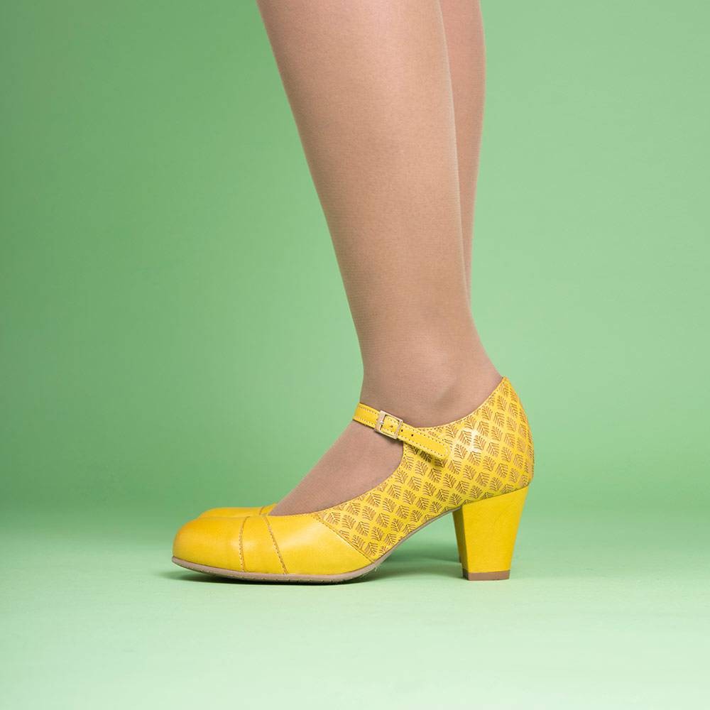 Soulier best sale femme yellow