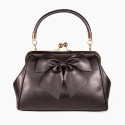 Lockwood Bow Handbag in black