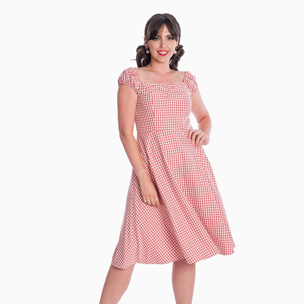 Gingham hot sale swing dress