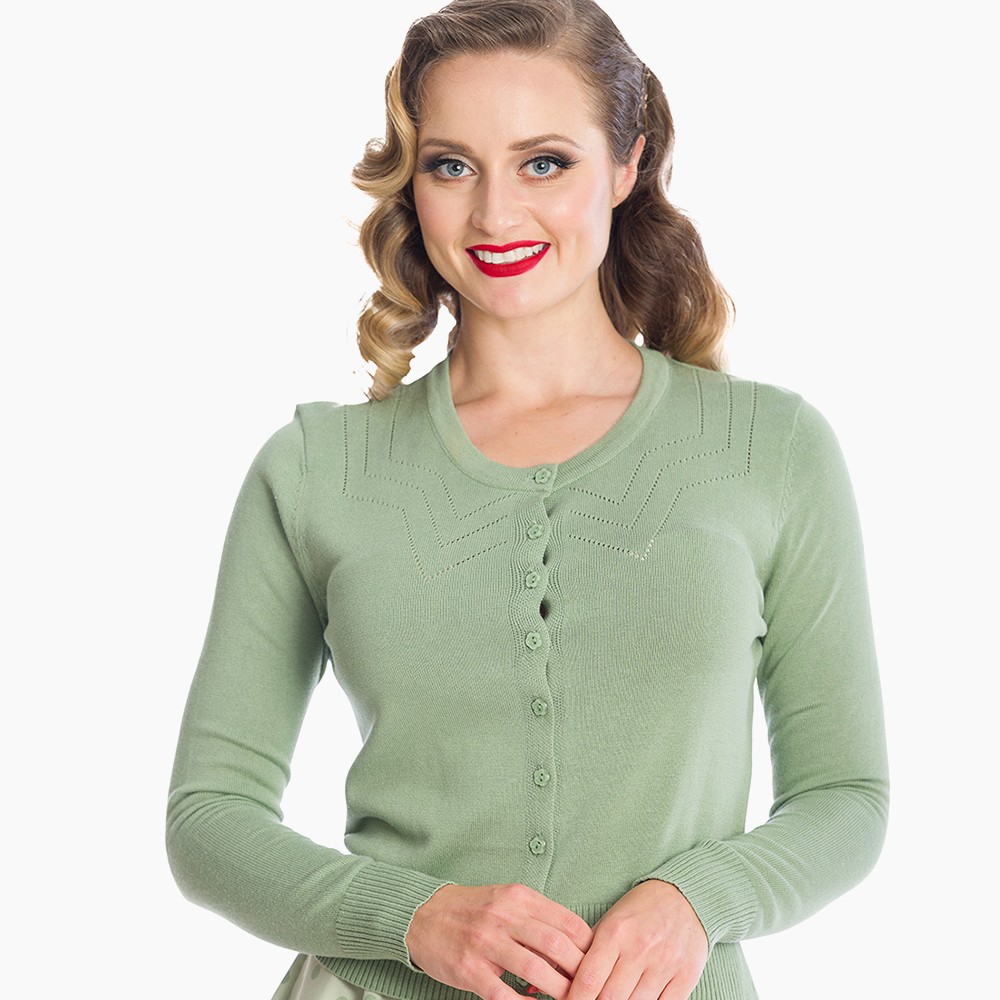 Green 2024 summer cardigan