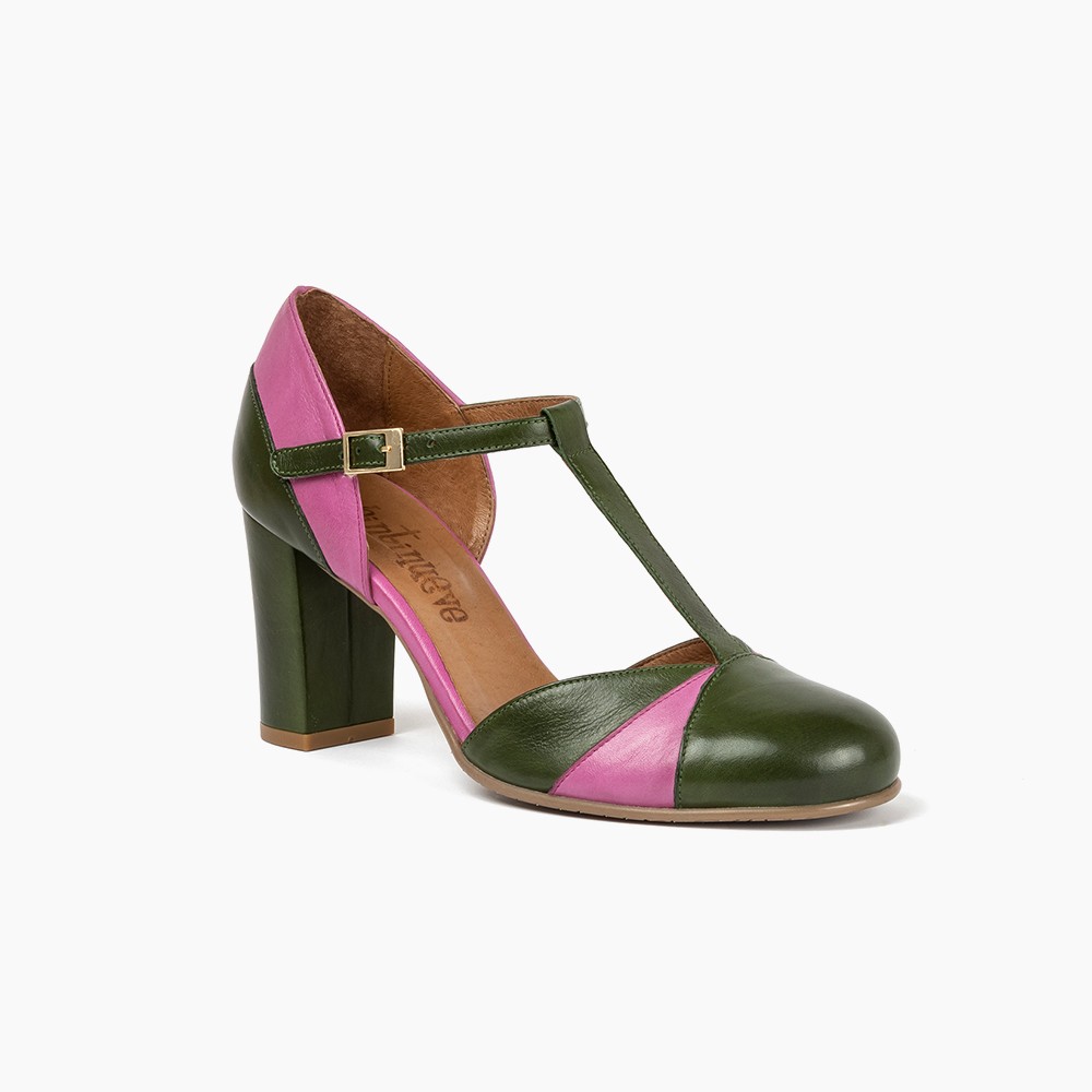 Pink and hotsell green pumps