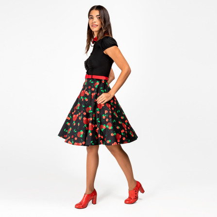 Nina Shirt Dress Cherry Print