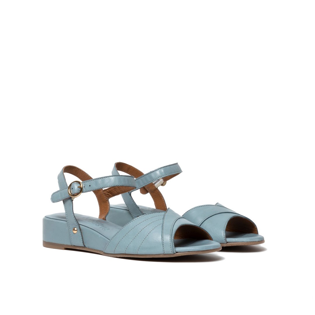 Buy Blue Flat Sandals for Women by Buda Jeans Co Online | Ajio.com