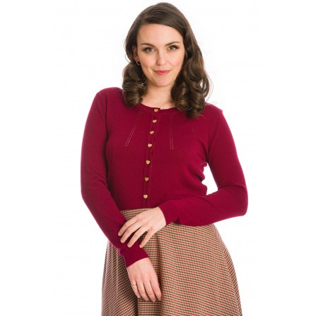 Cardigan rouge Nina