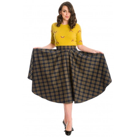 Adore Her Check Skirt