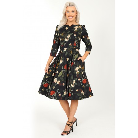 Leia Floral Swing Dress