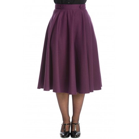 Falda Didi Swing  morada