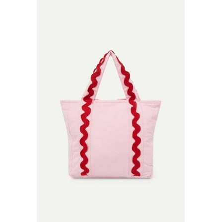 Pink ric-rac bag