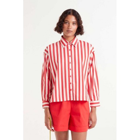 Red striped shirt