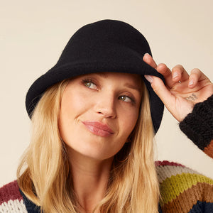 Sombrero Cloche Negro