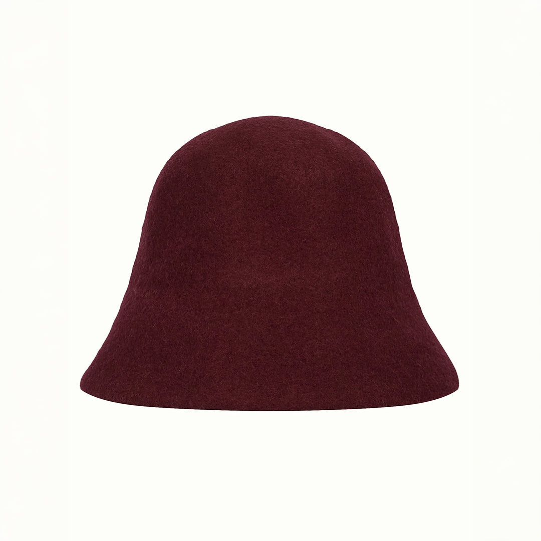 Sombrero Cloche Burdeos