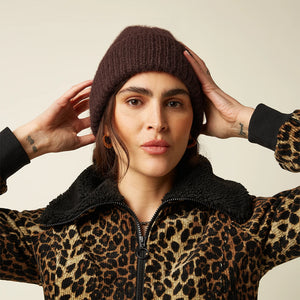 Gorro de Punto Elegante The Posh Beanie Marrón