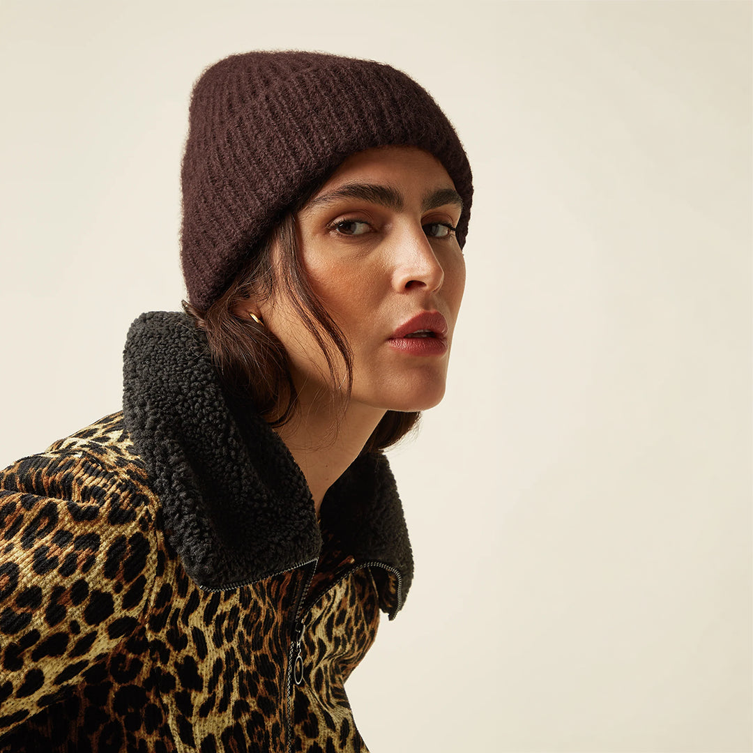Gorro de Punto Elegante The Posh Beanie Marrón