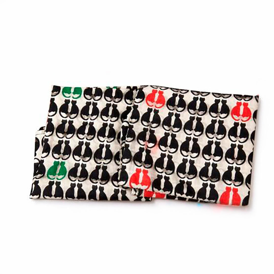 Pañuelo Bandana Gatos Rojo