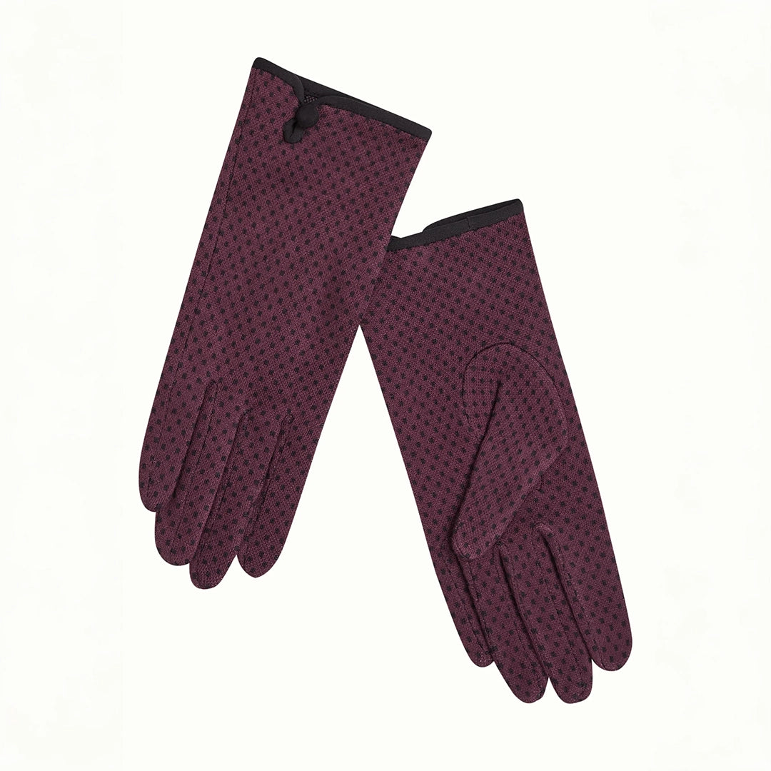 Guantes Tilly burdeos