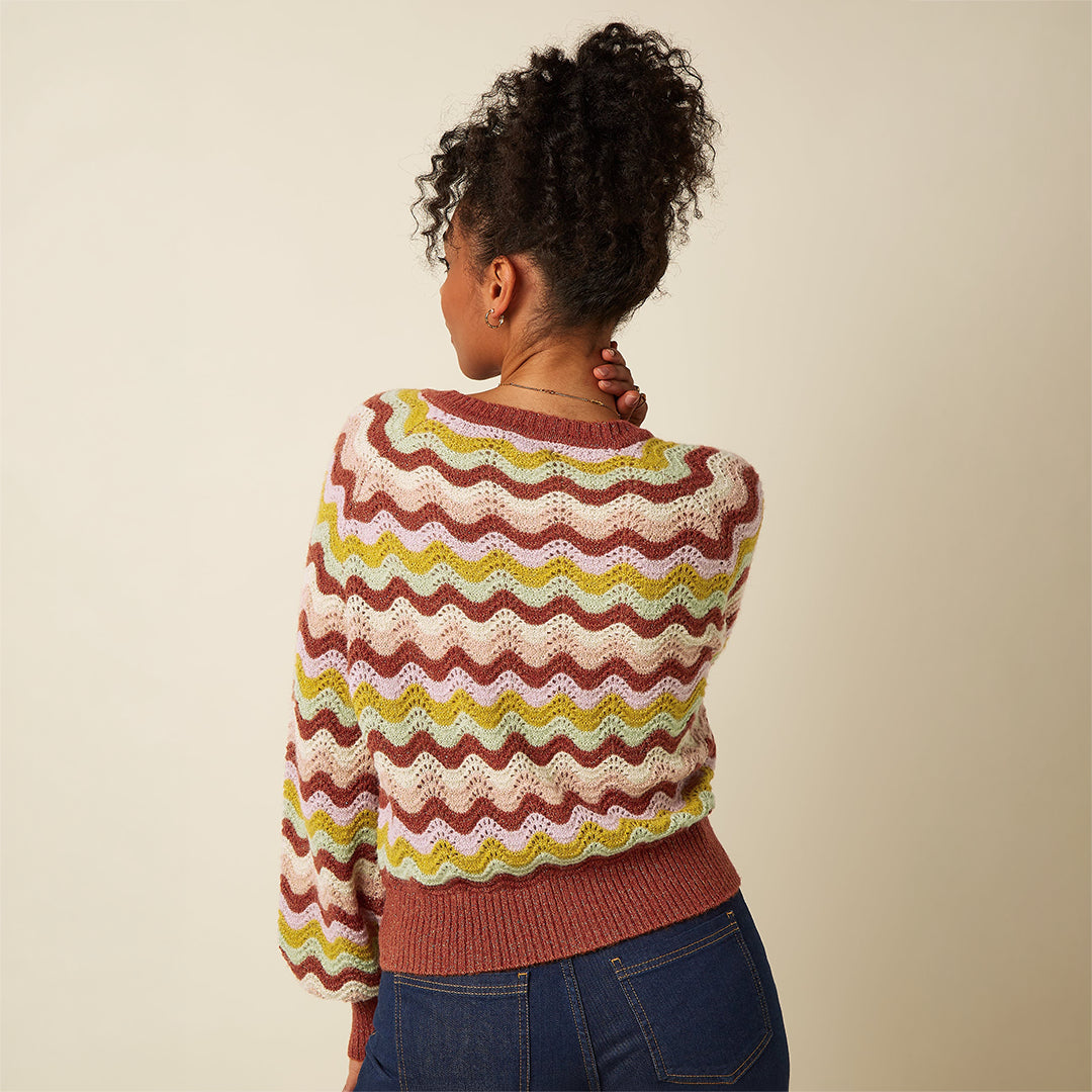 Cardigan Raglan Mesa Bronze Brown