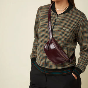 Bolso Pequeño de Charol The Little Pack Burdeos